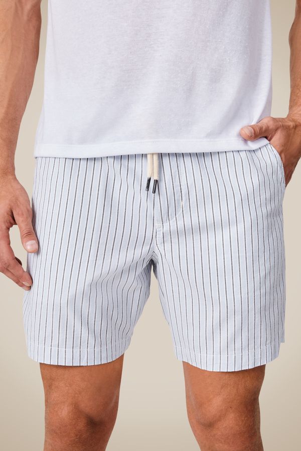 Short Elastico Listra Color Azul Claro - M