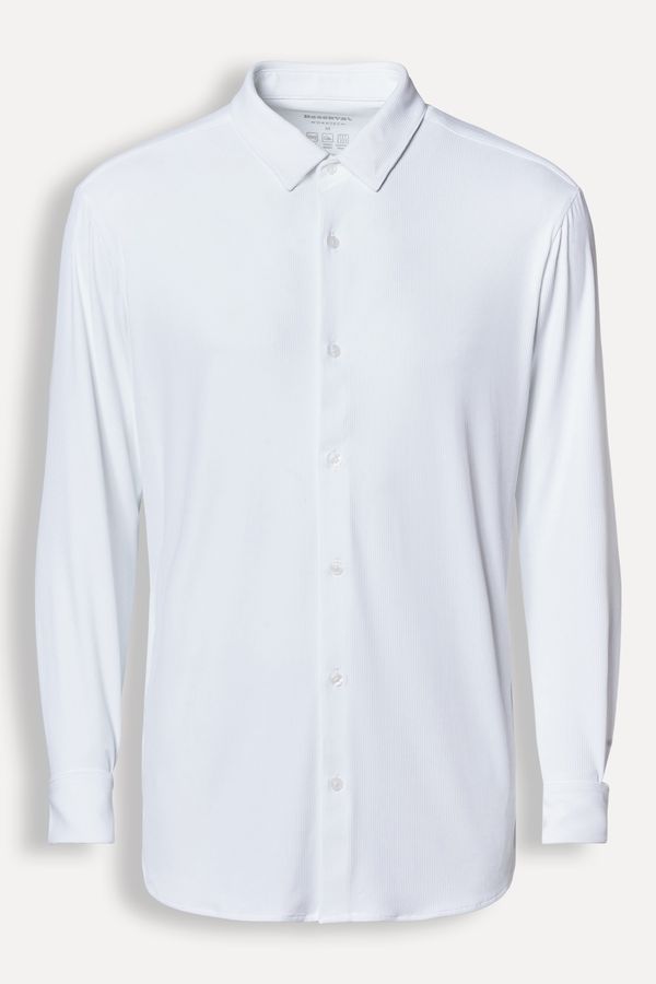 Camisa Ml Enxuto Malha Textech Branco - Gg