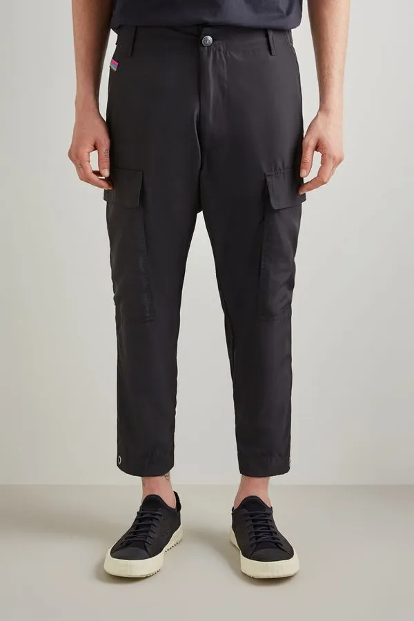 Calça Nylon Cargo Utilitária Preto - 3g
