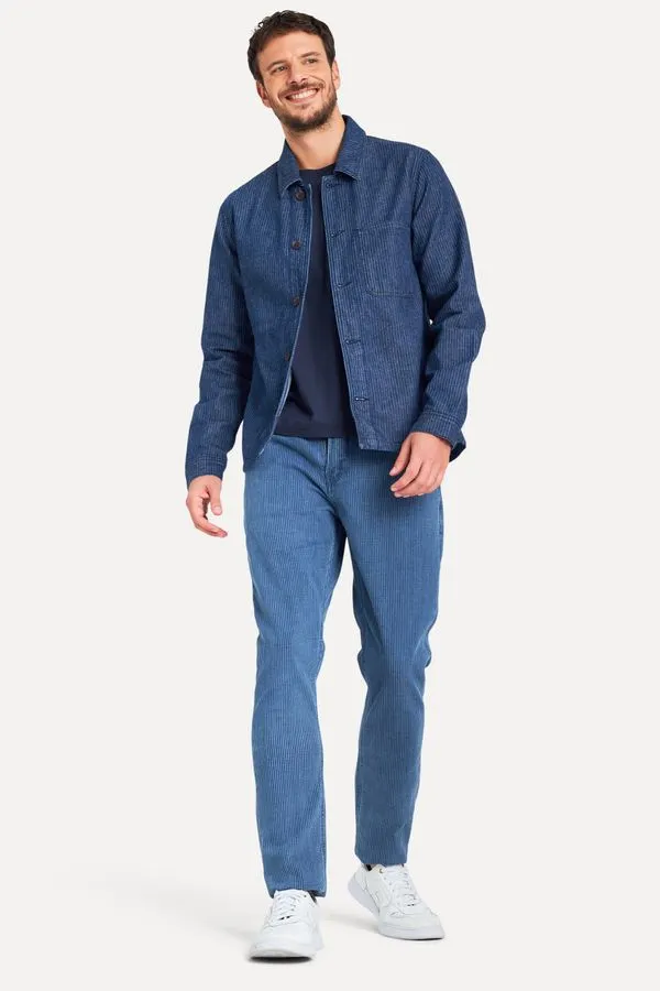 Calca Jeans Slim Cotele Denim Indigo Lav - 38