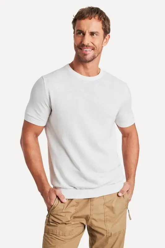Camiseta Tricot Off White - Gg