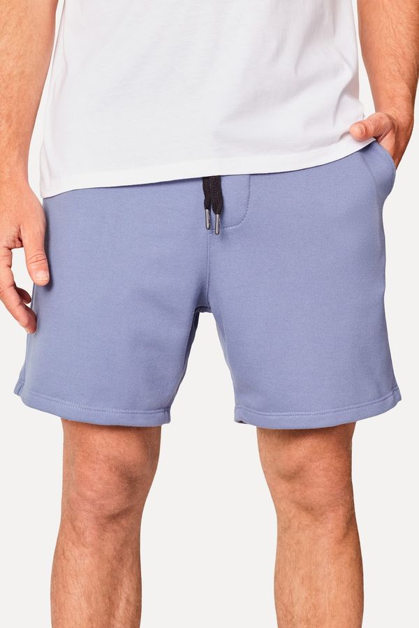 Bermuda Moletom Jerry Azul Jeans - G