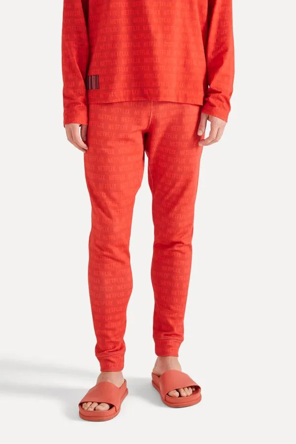 Calca Full Print Netflix Vermelho - Ggg