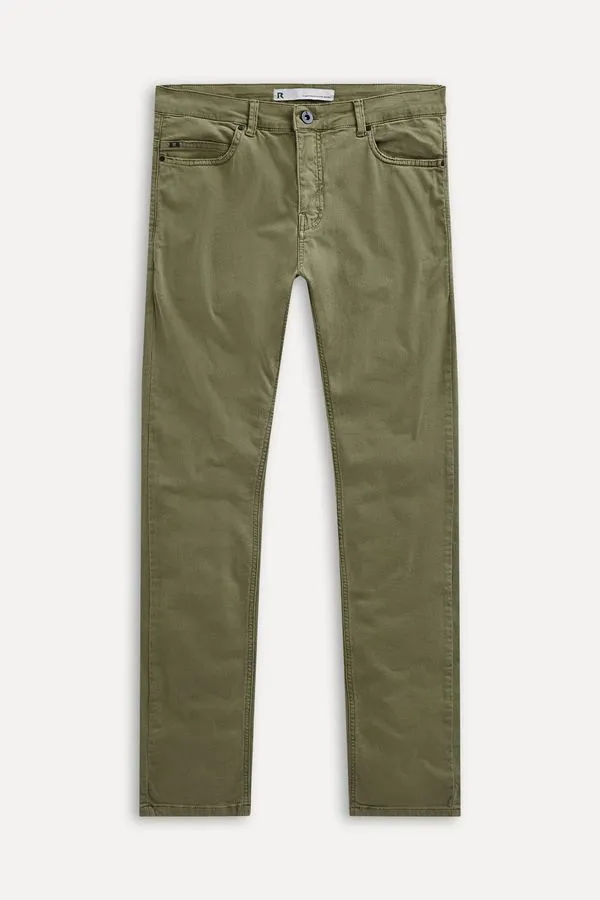 Calca 5 Pockets Skinny Moletom Militar - 44