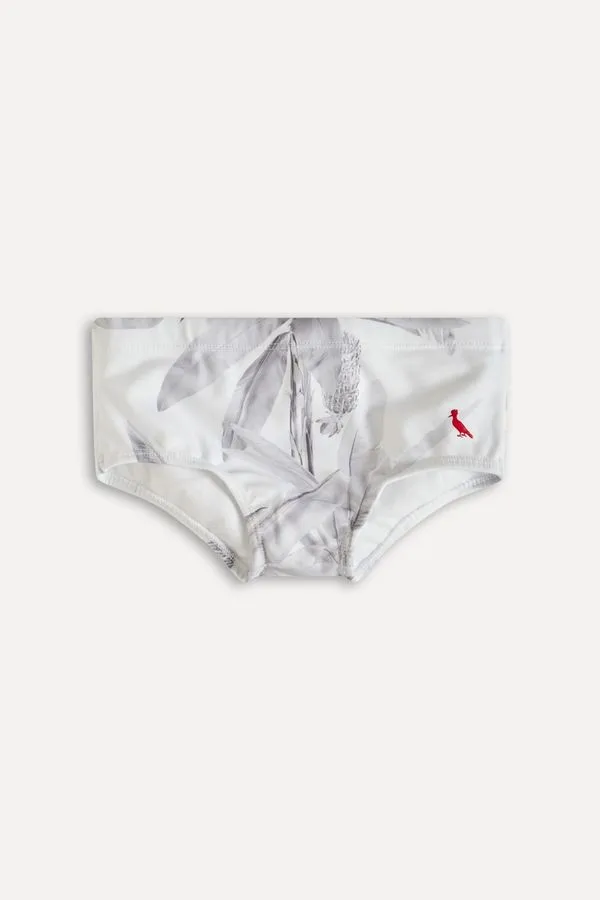 Sunga Mini Estampada Bananal White Branco - 10