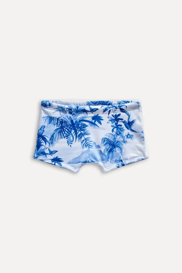 Sunga Short Mini Blue Paradise Azul Royal - 04