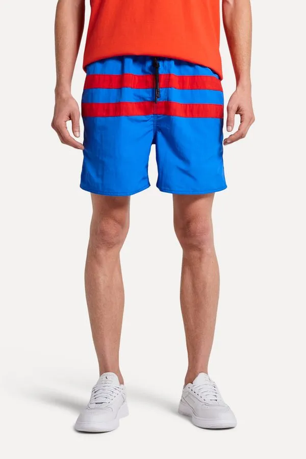 Short Recorte Duplo Azul Royal - M