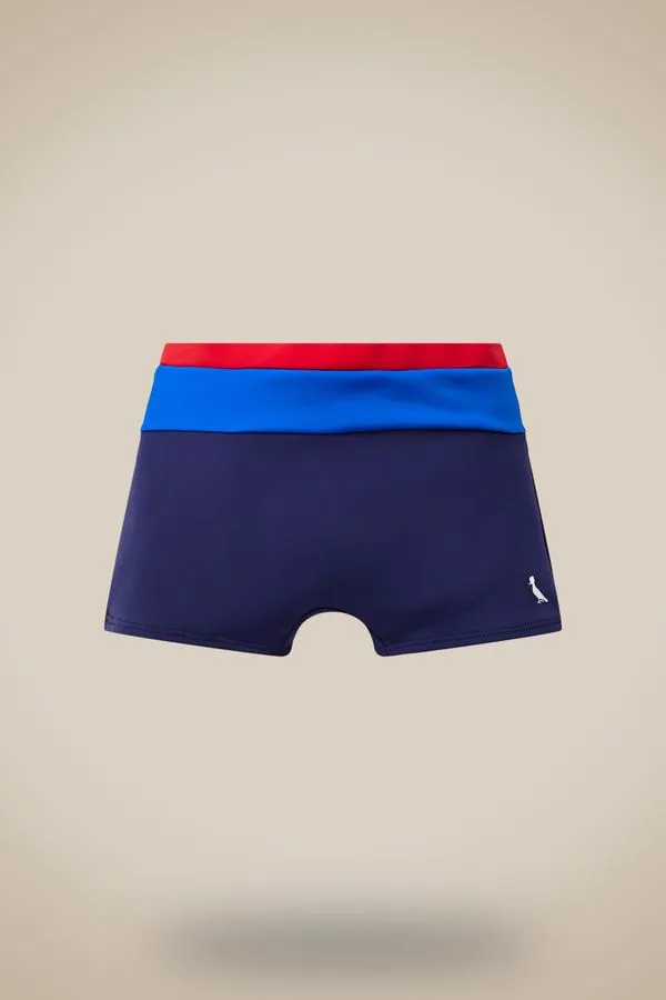 Sunga Short Mini Color Block Marinho - 14