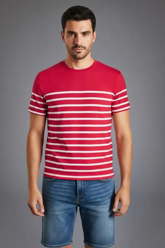 Camiseta Mc Listra Barra Peito U Vermelho - G