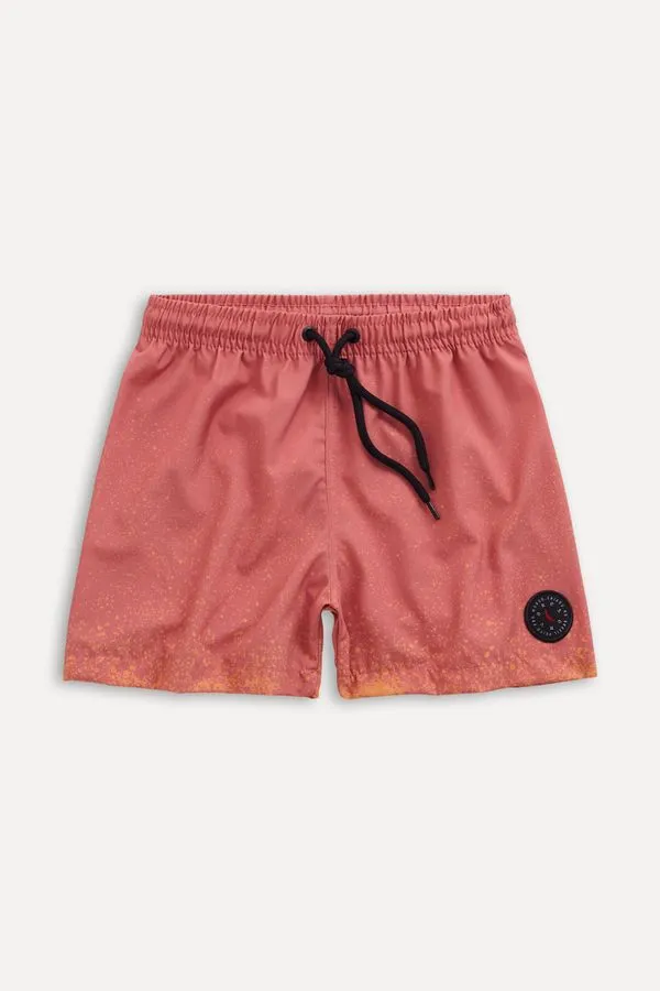 Short Mini Praia Est Spray Rosa - 12+