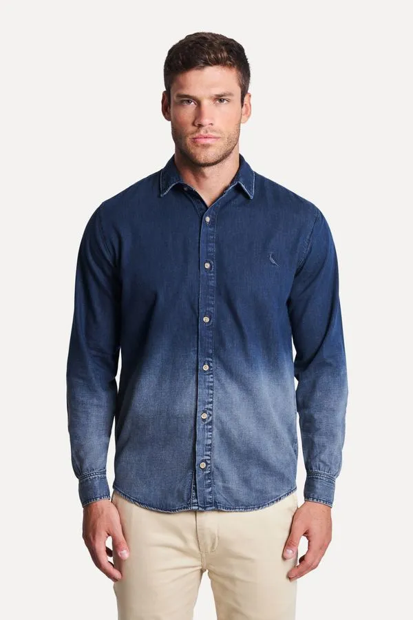 Camisa Ml Enxuto Cubatao Indigo - M