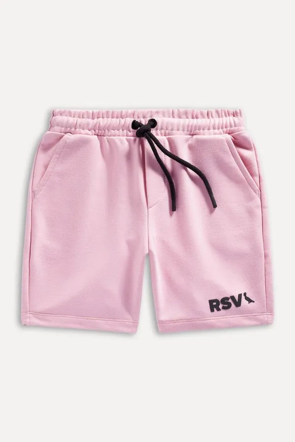 Bermuda Mini Moletom Color Rsv Rosa Claro - 10