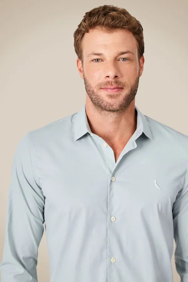 Camisa Enxuto Colors Azul Tech - G