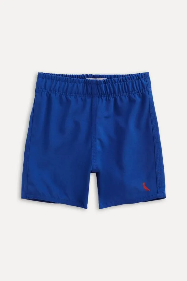 Short Bb Elastico Liso Azul Royal - G