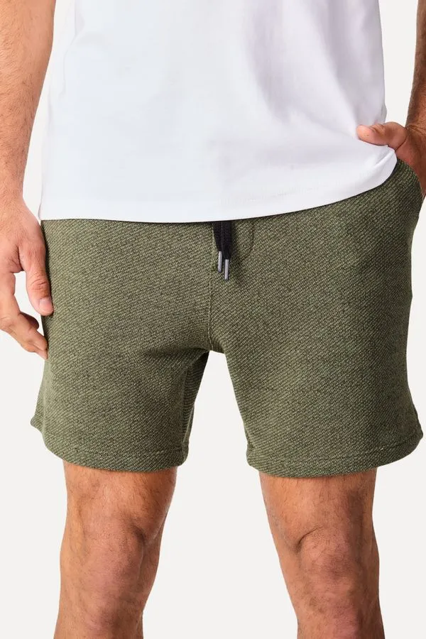 Bermuda Moletom Guto Verde Militar - M