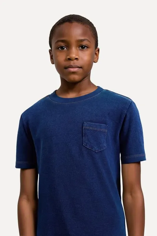 Camiseta Mini Indigo Lavado Tp Indigo - 02