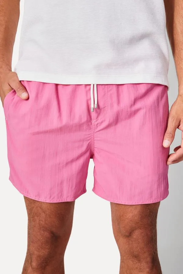 Short Praia Liso Premium Rosa Dust - P