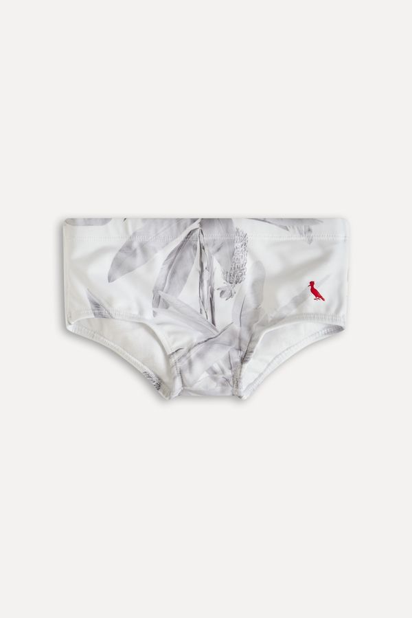 Sunga Mini Estampada Bananal White Branco - 14