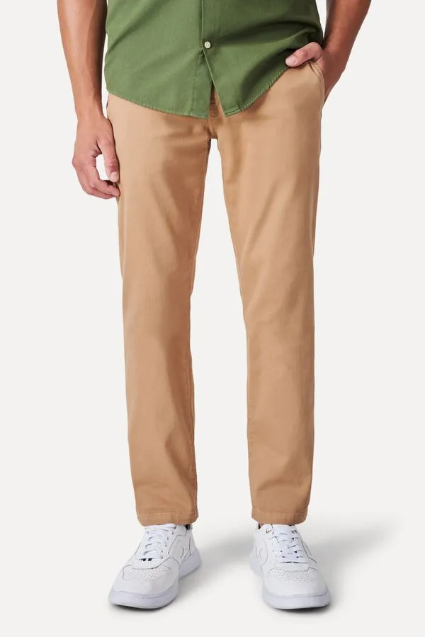 Calca Casual Rio Khaki Escuro - 42