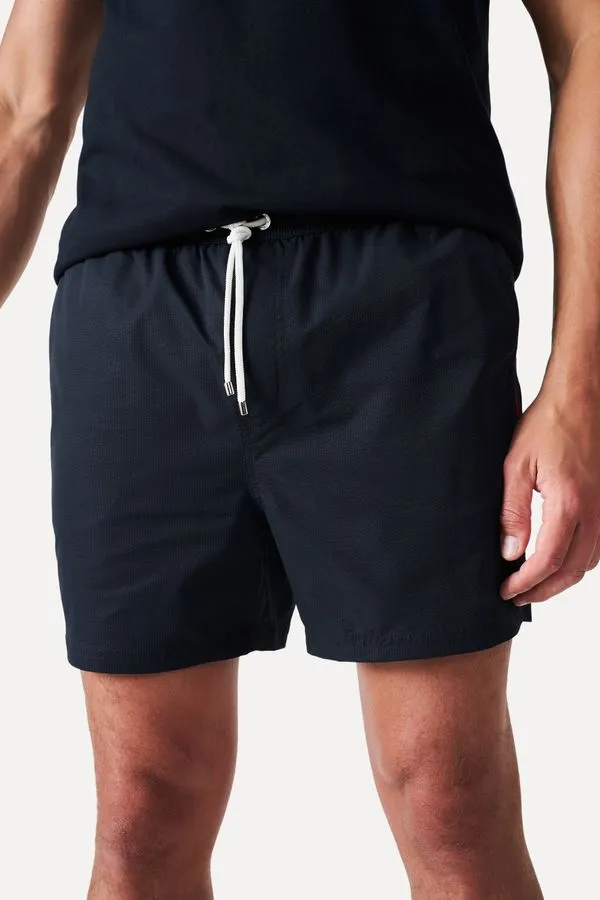 Short Praia Textura Preto - P