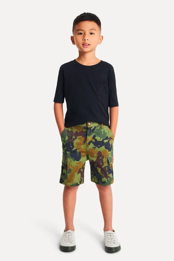 Bermuda Mini Cargo Camuflado Camuflado - 04