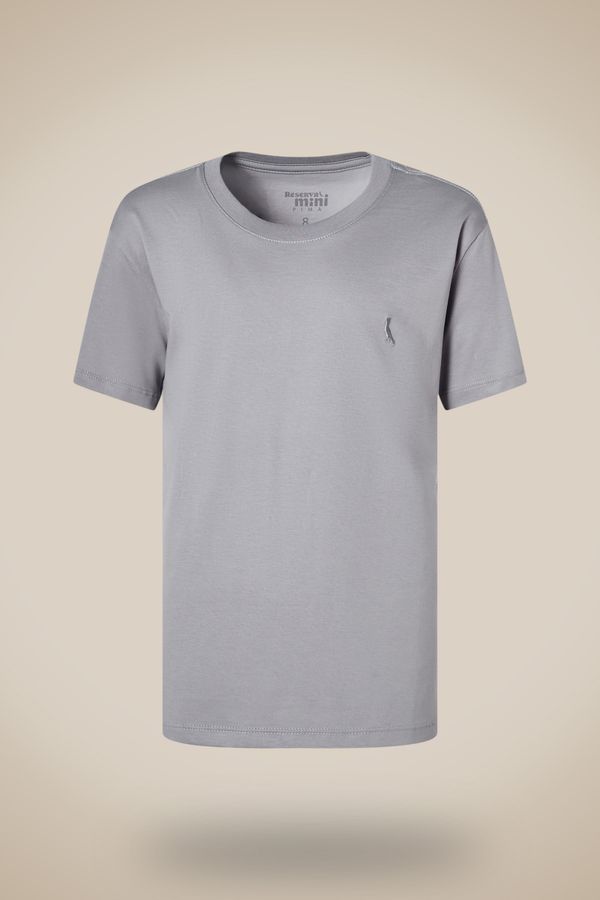 Camiseta Mini Pima Toby Cinza / Ice - 02