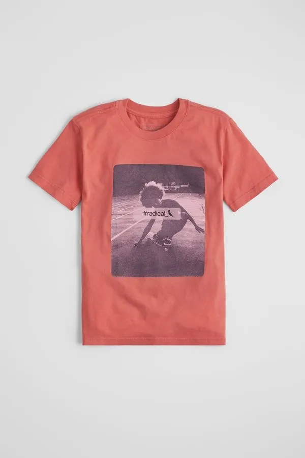 Camiseta Estampada Reserva Mini Radical Laranja Queimado - 06