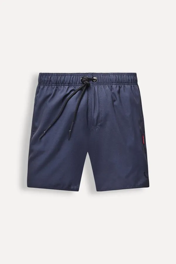 Short Mini Praia Textura Marinho - 18