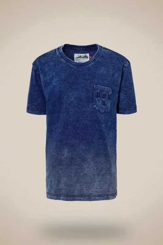 Camiseta Mini Malhao Indigo Dip Dye Indigo - 02