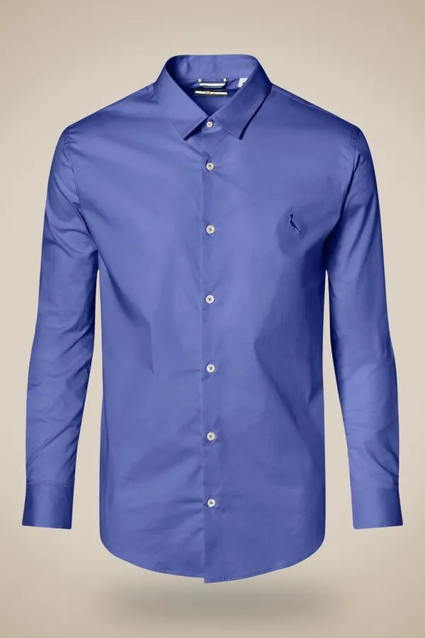 Camisa Ml Enxuto Colors Carbono Az - Ggg