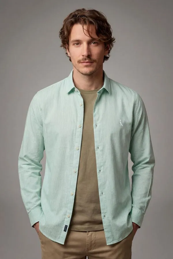 Camisa Ml Luiz Verde Claro - Gg