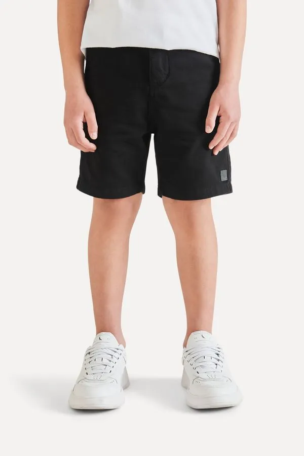 Bermuda Mini Basica Casual Nova Preto - 06