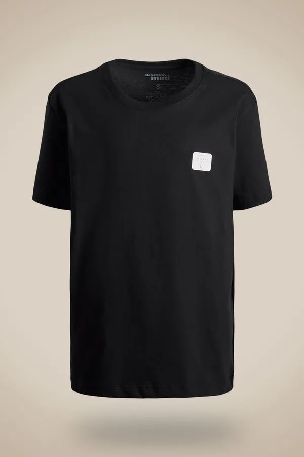 Camiseta Mini Basica Etiqueta Carioca Preto - 04