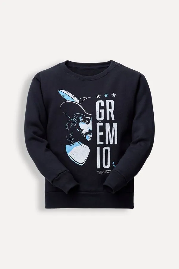 Moletom Mini Careca Mosq Half Fac Gremio Azul Marinho Az - 04