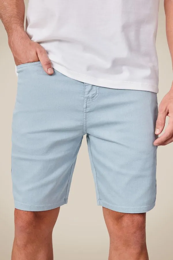 Bermuda Sarja Color Azul Tech - 38