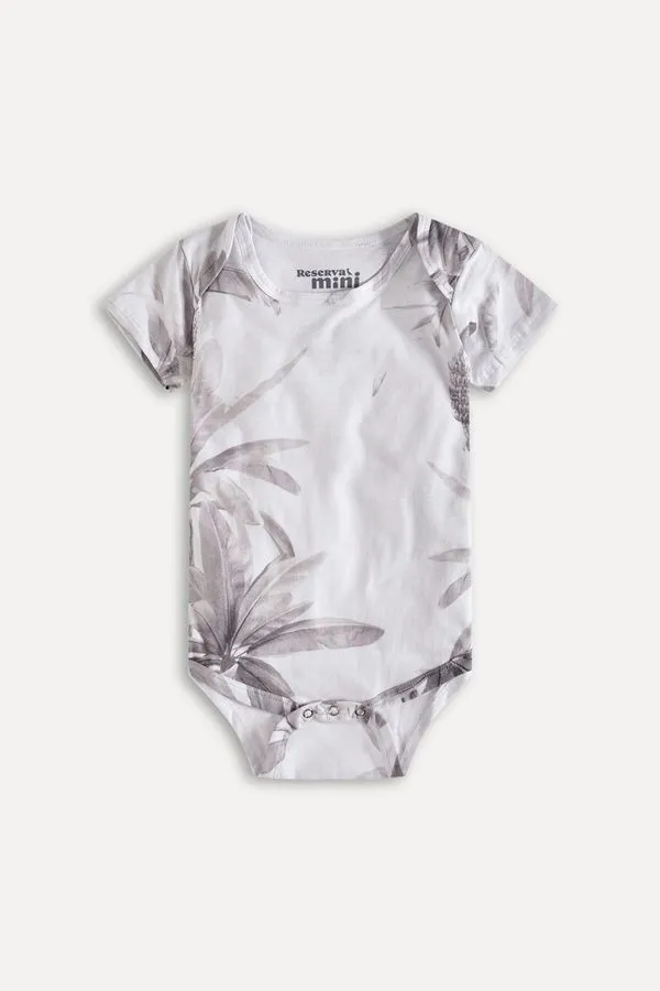 Macaquinho Body Bb Bananal White Branco - G