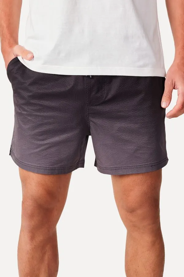 Short Praia Textura Gradiente Preto - Ggg