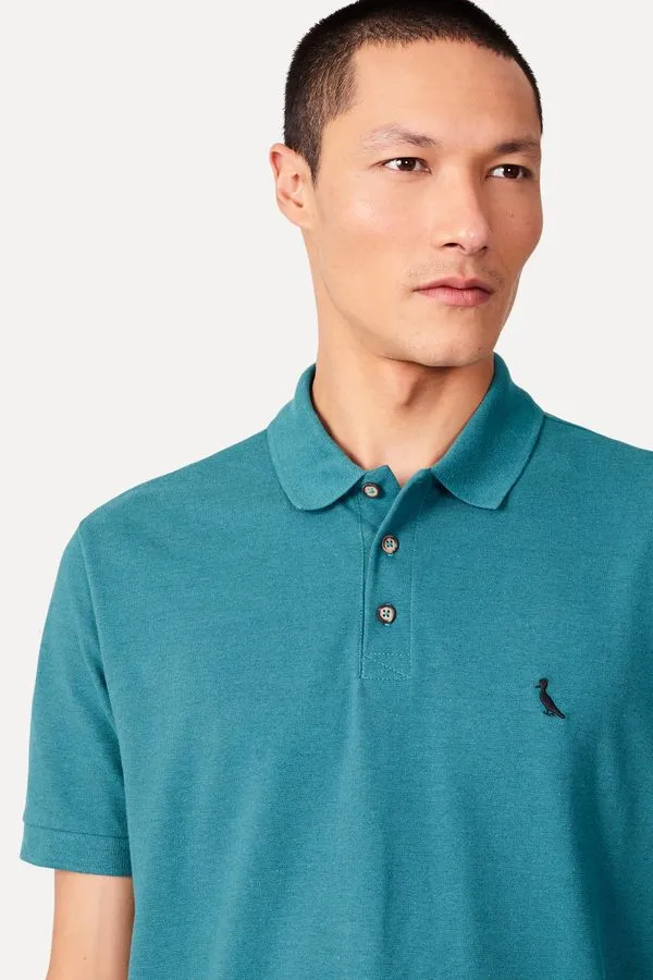 Polo Novo Mescla Verde Esmeralda - Ggg