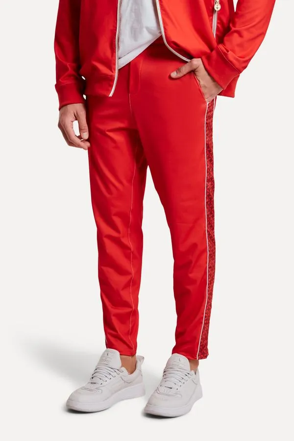 Calca Esporte Silk Estrela Vermelho - Ggg