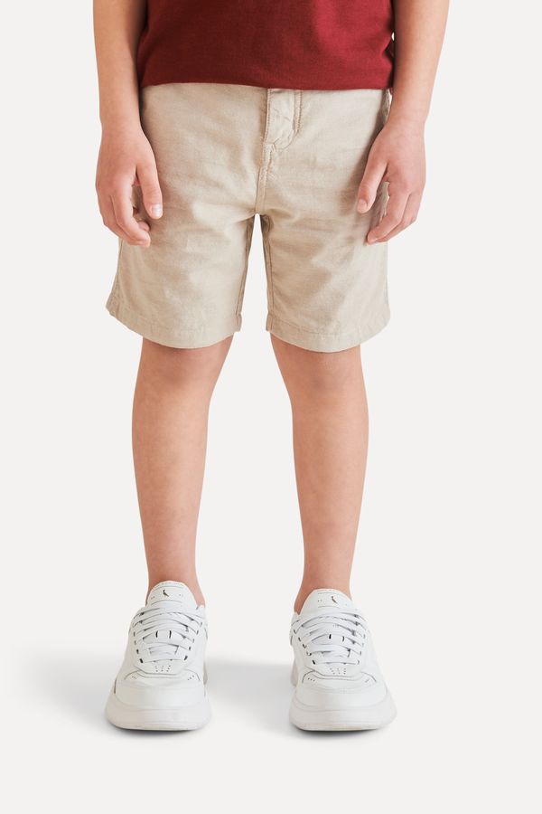 Bermuda Mini Ft Forro Meia Malha Oxford Khaki - 14