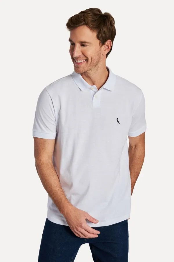 Polo Bordado Colors Branco - Ggg