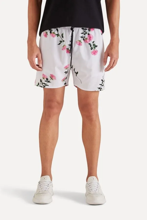 Short Estampado Salvador Mega Branco - M