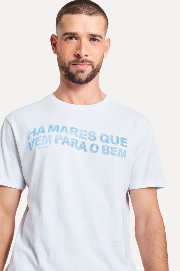 Camiseta Estampada Ha Mares Abr Branco - G