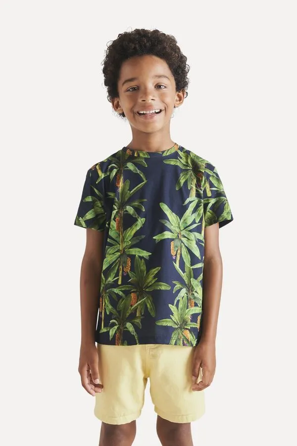 Camiseta Mini Bananal Marinho - 04
