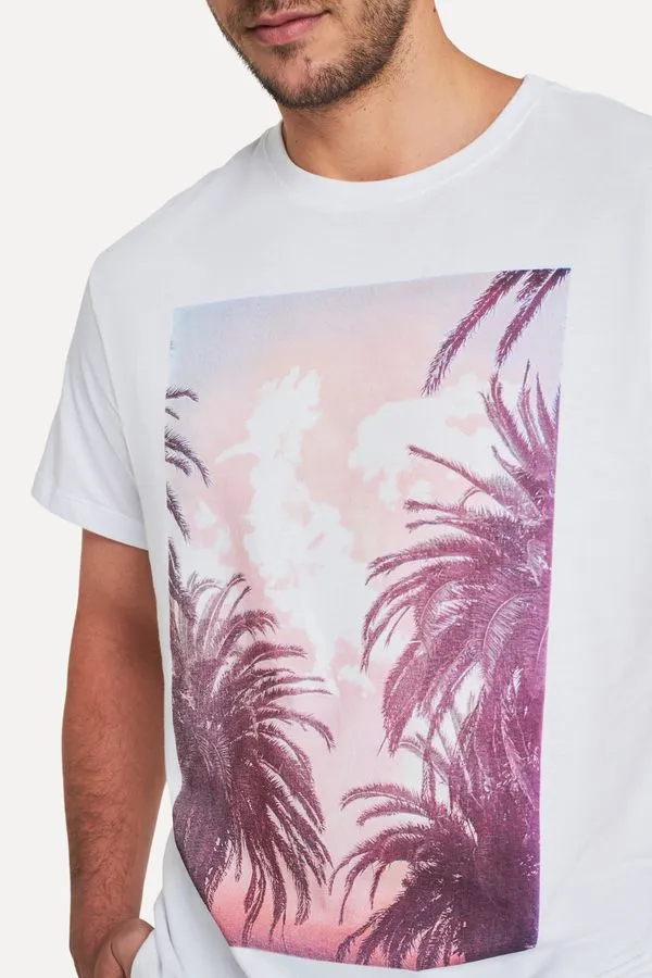 Camiseta Estampada Pica Pau Ceu Abr Branco - G
