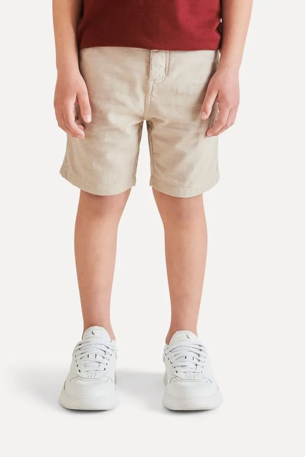 Bermuda Mini Ft Forro Meia Malha Oxford Khaki - 08