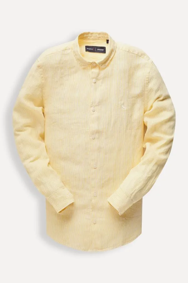 Camisa Ml Listra Jp Amarelo - M