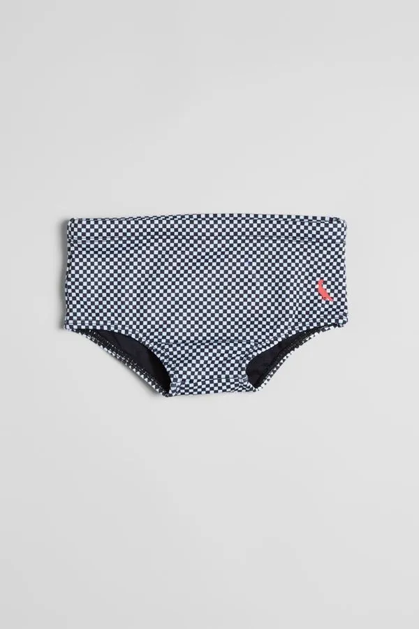Sunga Reserva Mini Estampa Quadriculada Preto - 02