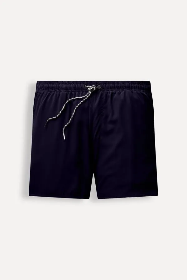 Short Praia Liso Basico Ii Marinho - P