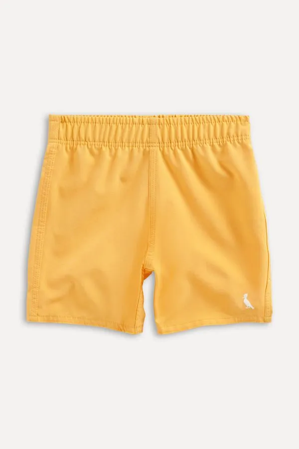 Short Bb Elastico Liso Amarelo - M